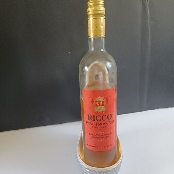 Wild Eye Designs Stiletto‎ High Heel  Bottle Holder Bottle Caddy, Silver Glitter - Picture 8 of 9